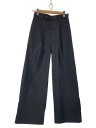 【中古】ETRE TOKYO◆センタープレススクイーズパンツ/ボトム/S/ポリエステル/BLK/無地/1223320111-0【レディースウェア】