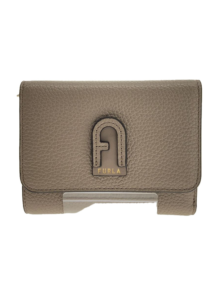 【中古】FURLA◆2つ折り財布/--/BRW/レディース【服飾雑貨他】