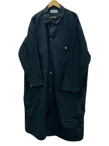 【中古】UNIVERSAL OVERALL◆VINTAGE/ショップコート/BLK/ヘリンボーン/※色ダメージあり【メンズウェア】 【中古】UNIVERSAL OVERALL◆VINTAGE/ショップコート/BLK/ヘリンボーン/※色ダメージあり【メンズウェア】