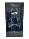 【中古】MEDICOM TOY◆ベアブリック/ブラッククリア1000%/フィギュア/【ホビー】