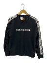 【中古】COACH◆スウェット/S/コットン/BLK/無地【メンズウェア】
