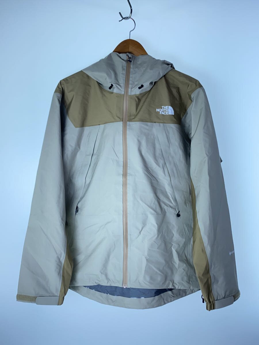 【中古】THE NORTH FACE◆CLIMB LIGHT JACKET_クライムライトジャケット/M/ナイロン/BEG【メンズウェア】