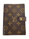 【中古】LOUIS VUITTON◆アジェンダPM_モノグラム_BRW/--/BRW/レディース【服飾雑貨他】