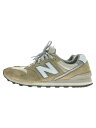 【中古】NEW BALANCE◆996/ローカットスニーカー/23.5cm/ベージュ/スウェード/WL996CA2【シューズ】