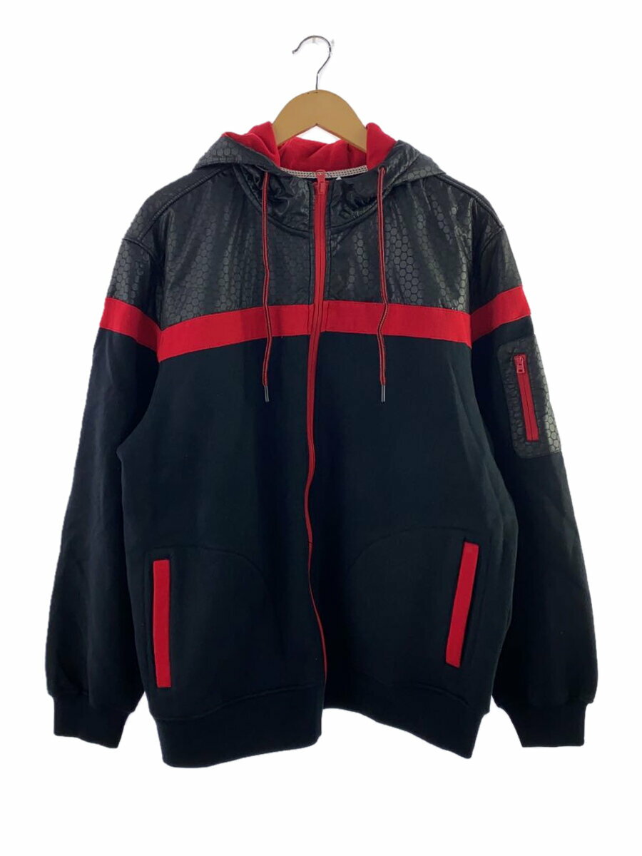 【中古】フリースジャケット/XL/ポリエステル/BLK/FOOT LOCKER【メンズウェア】