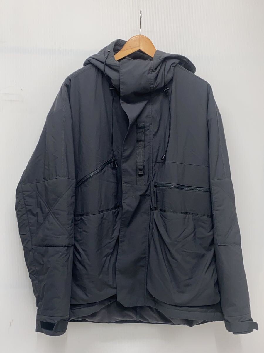 GOOPi MADE◆3M Thinsulate FZRA Parka Jacket/ナイロン/GRY