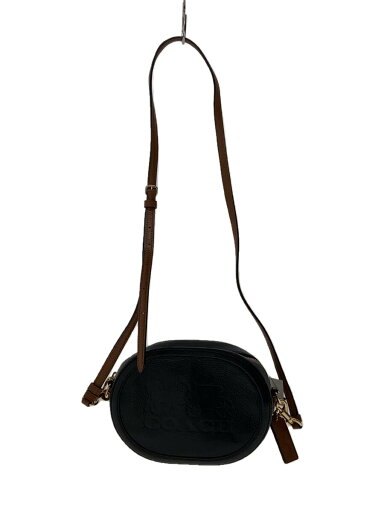【中古】COACH◆ショルダーバッグ/レザー/BLK/無地/C4056【バッグ】 【中古】COACH◆ショルダーバッグ/レザー/BLK/無地/C4056【バッグ】