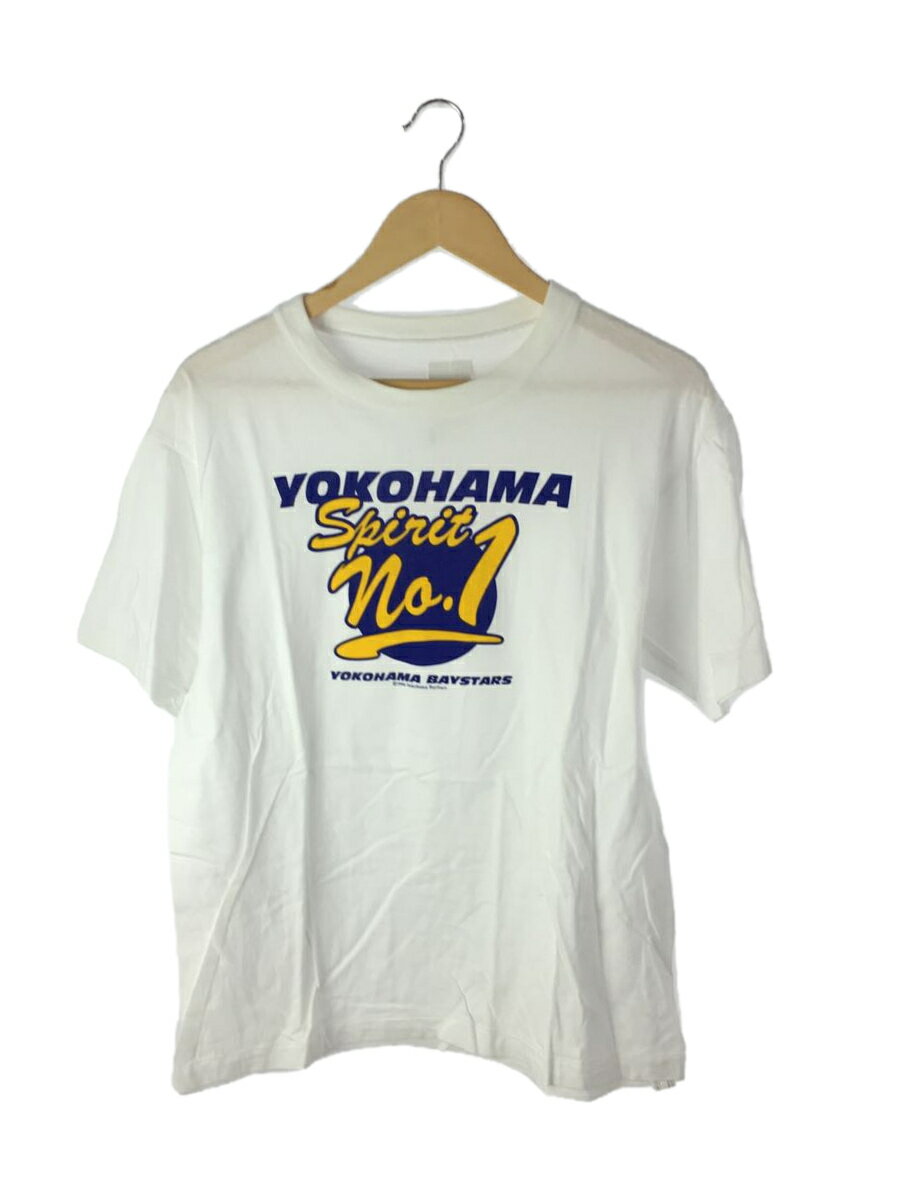 【中古】NPB/Tシャツ/L/コットン/WHT/プリント/横浜ベイスターズ/90s/1996年【メンズウェア】