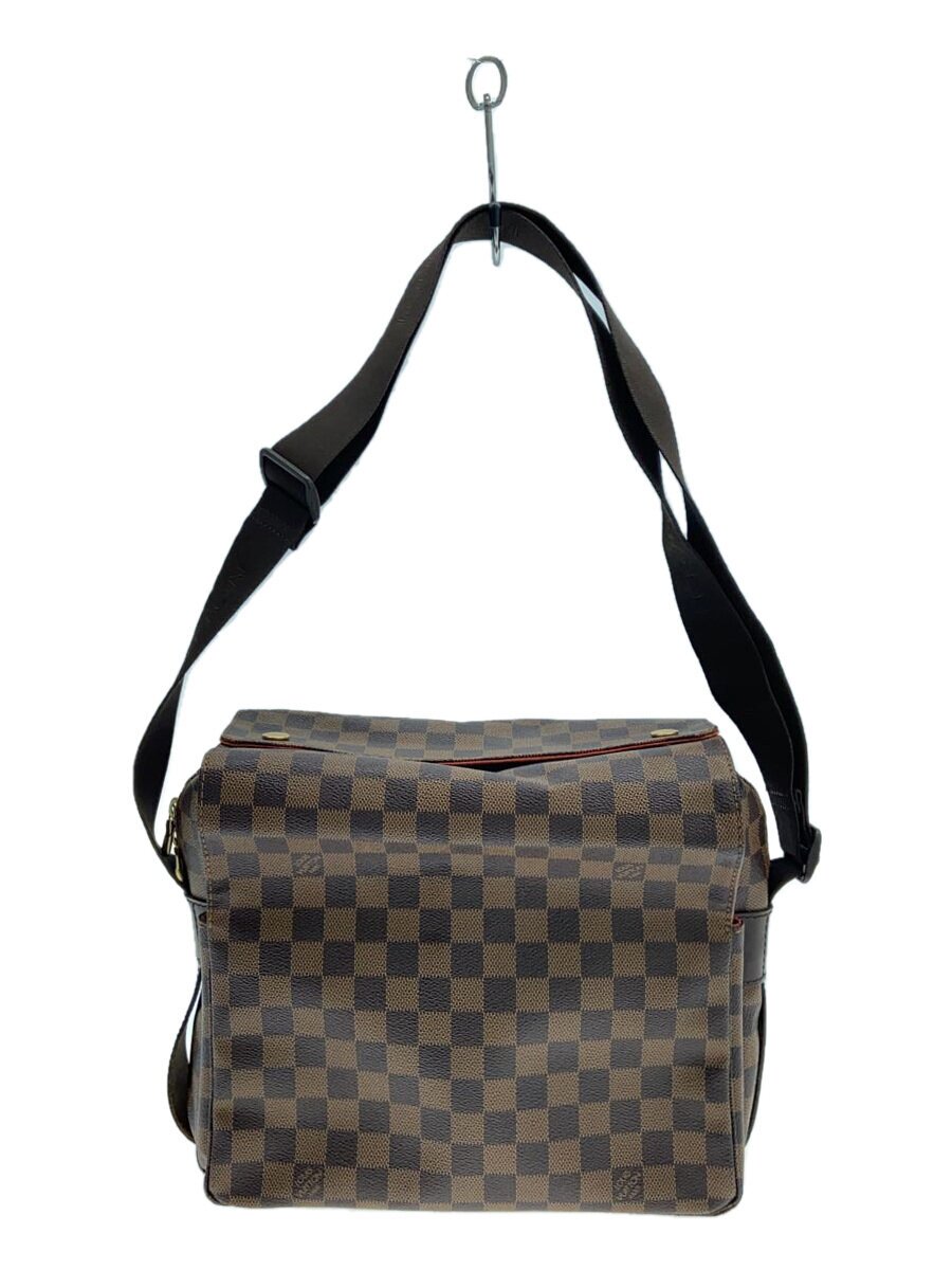 LOUIS VUITTON - 【中古】LOUIS VUITTON◆ナヴィグリオ_ダミエ・エベヌ_BRW/PVC/BRW//【バッグ】