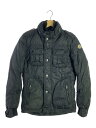 【中古】MONCLER◆tours/ダウンジャケット/0/ナイロン/BLK/無地/ナイロンスレ有/使 ...