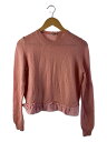 【中古】MIU MIU◆ニット・セーター(薄手)/40/ウール/PNK/AMM1 2010 685/ほつれ有【レディースウェア】