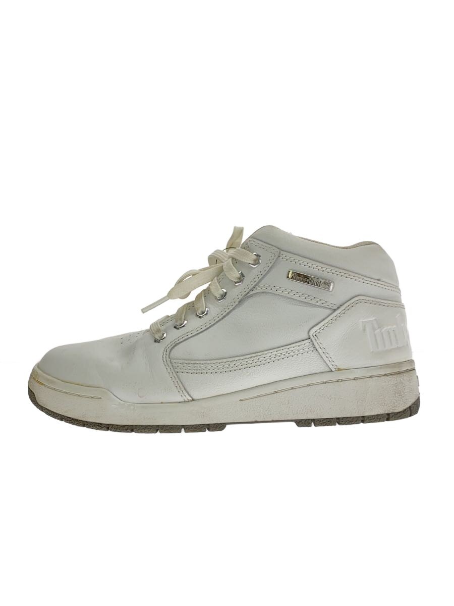【中古】Timberland◆ハイカットスニーカー/25cm/WHT/A2QWW【シューズ】