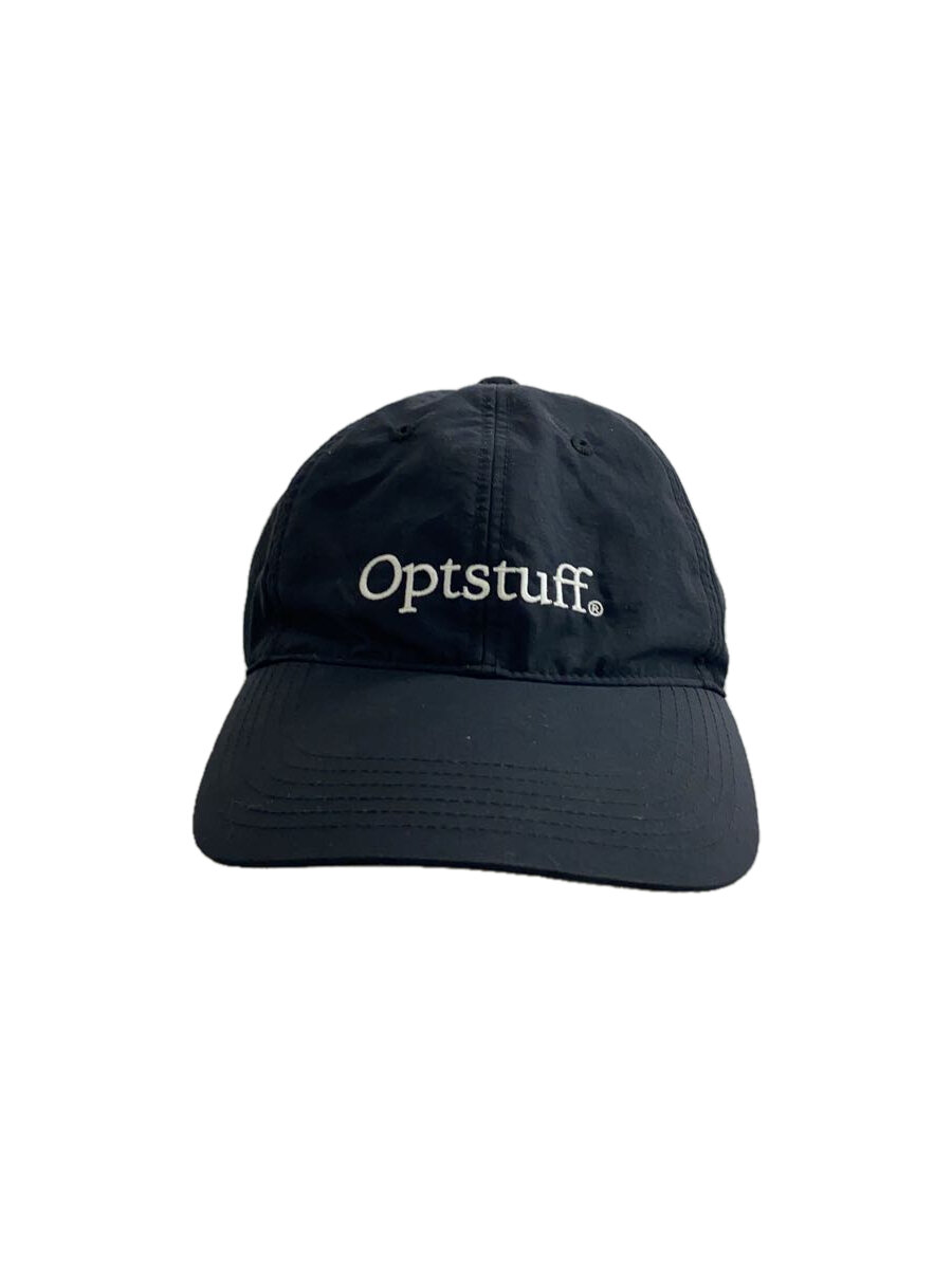 【中古】Optstuff◆キャップ/--/ナイロン/BLK/メンズ/OPT60002【服飾雑貨他】