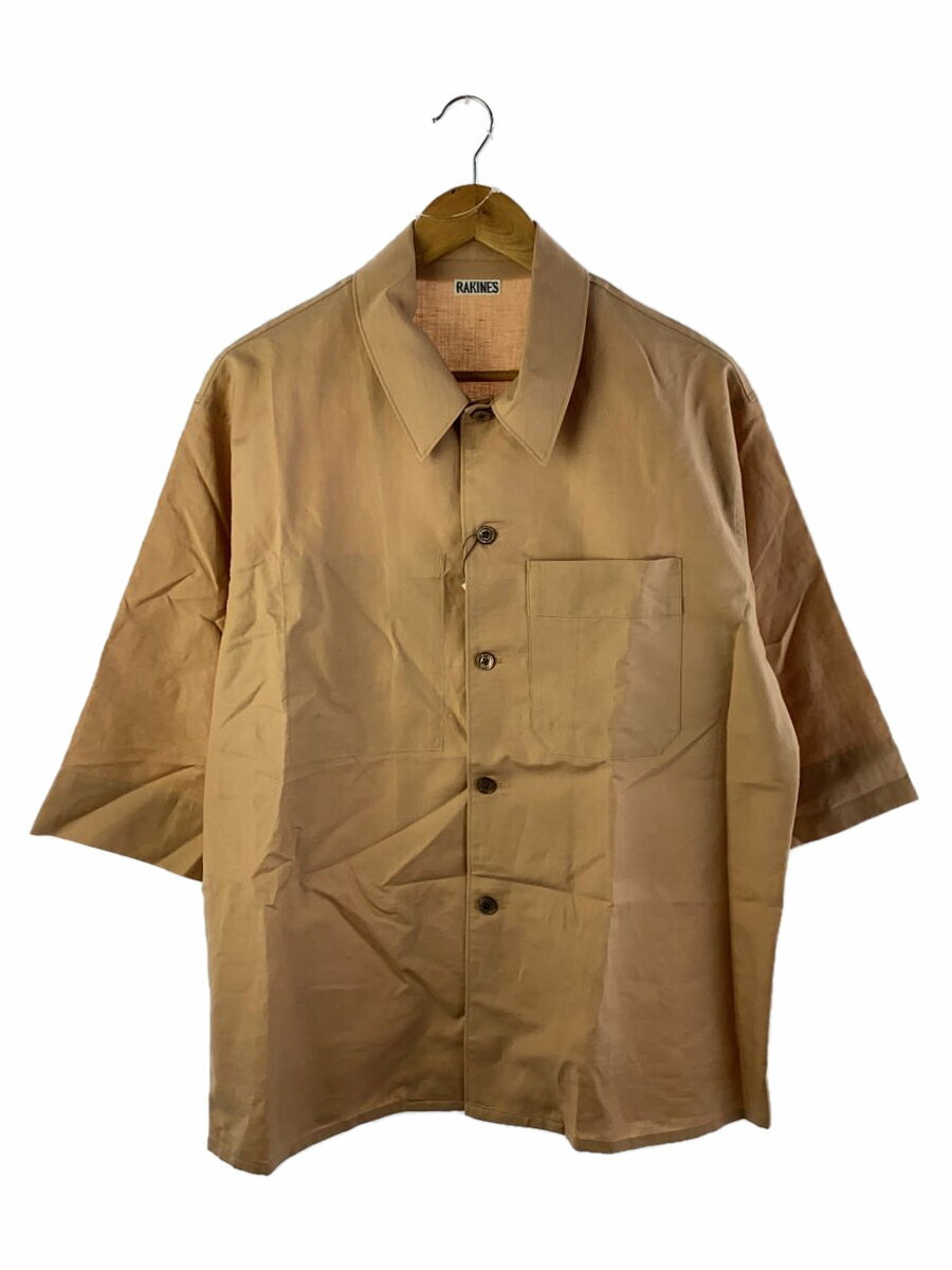 【中古】RAKINES◆半袖シャツ/2/コットン/BEG/13S25HN308P【メンズウェア】