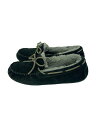 【中古】UGG australia◆モカシン/ローファー/27cm/BLK/スウェード/1003390【シューズ】