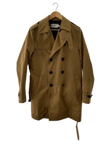 【中古】COACH◆トレンチコート/S/コットン/CML/F86514【レディースウェア】 【中古】COACH◆トレンチコート/S/コットン/CML/F86514【レディースウェア】