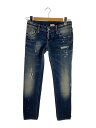 【中古】DSQUARED2◆13SS/ボトム/36/コットン/IDG/無地/S75LA0392【レディースウェア】