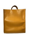 【中古】PIENI◆トートバッグ/レザー/CML/SZB-35-5017-TOTE L【バッグ】(4)