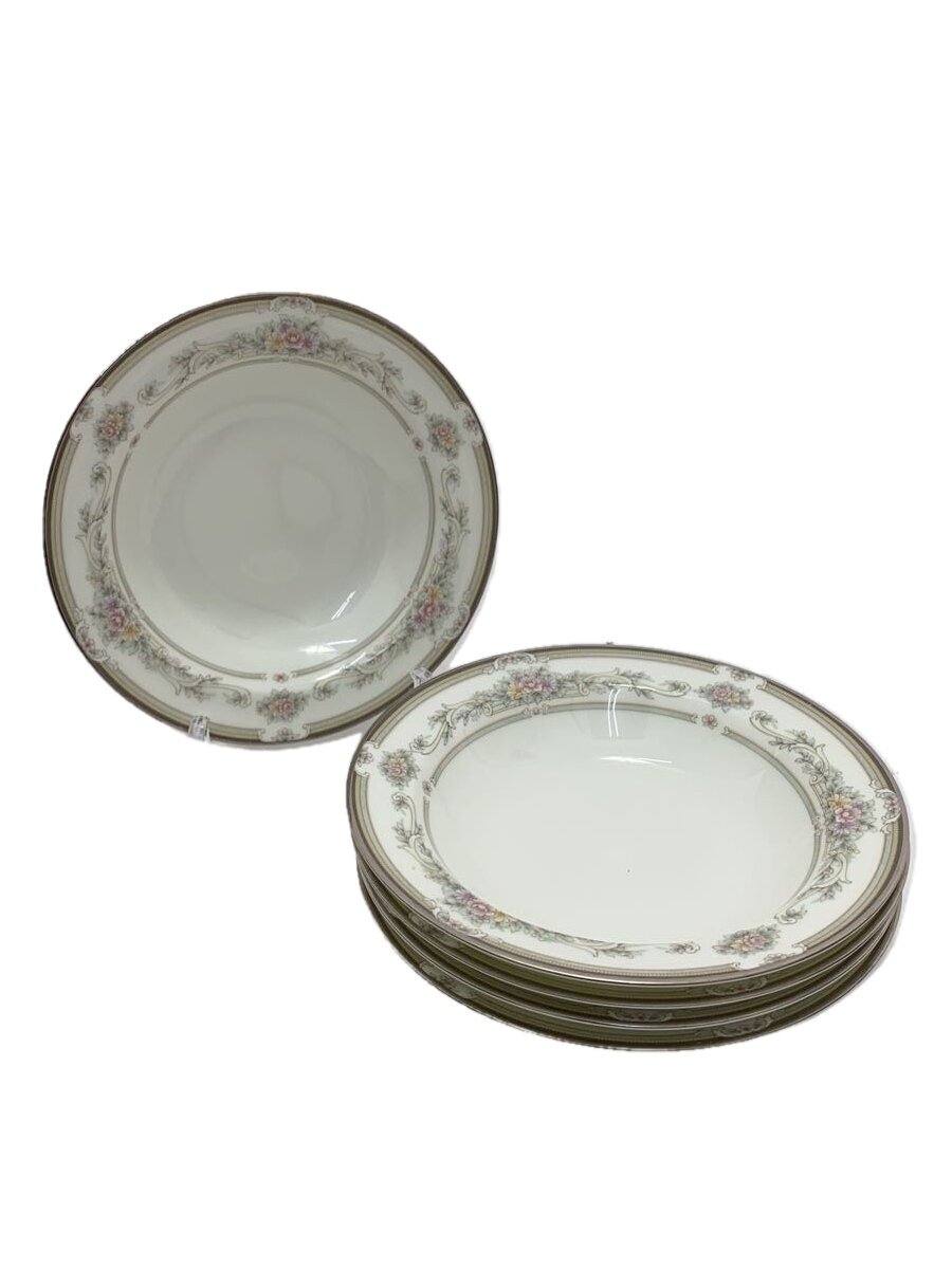 【中古】Noritake◆プレート/5点セット/WHT【キッチン用品】