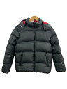 【中古】TOMMY HILFIGER◆ジャケット/--/ポリエステル/BLK/KB0KB04320-014/ダウンジャケット【キッズ】