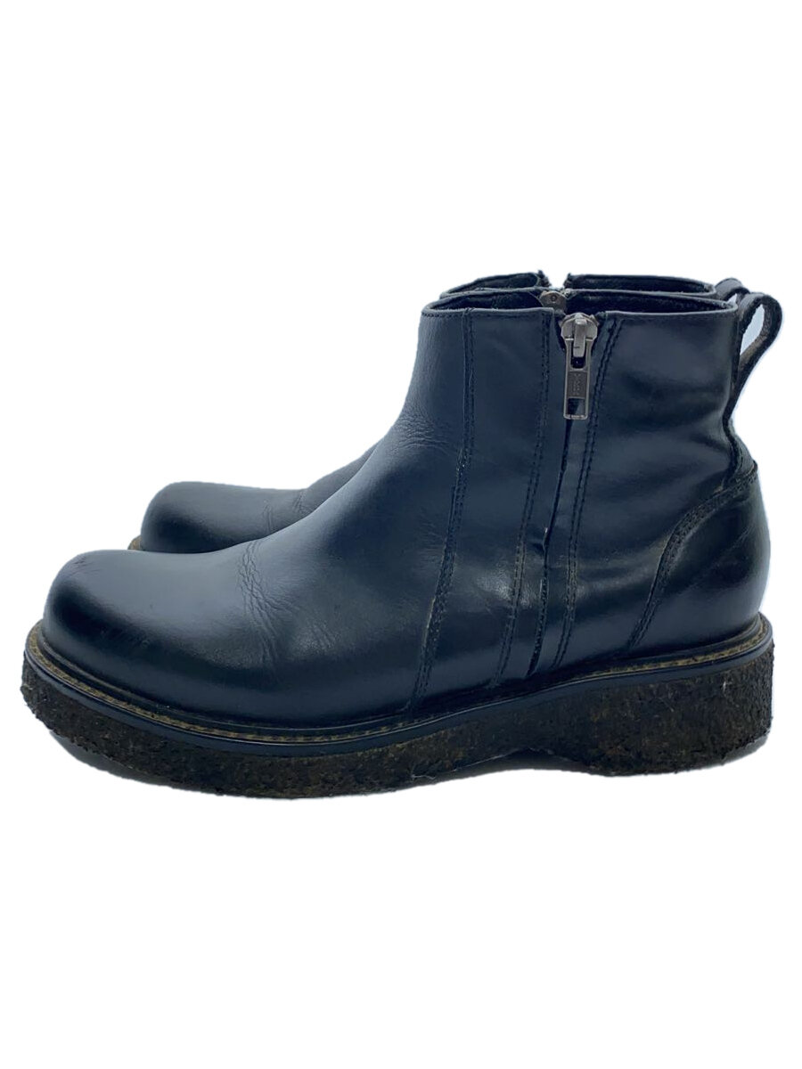 【中古】ZUCCa◆ブーツ/M/BLK/レザー/AJ