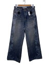 【中古】DAIRIKU◆24AW/Cat Printed Vintage WIDE DENIM Pants/27/デニム/BLU/D-5【メンズウェア】