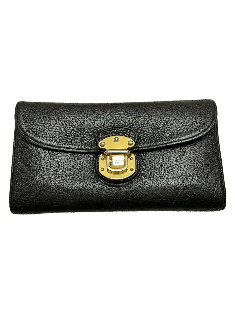 乐天商城 - 【中古】LOUIS VUITTON◆長財布/レザー/BLK/レディース/m95549【服飾雑貨他】