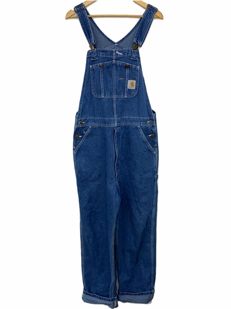 【中古】Carhartt◆オーバーオール/36/デニム/IDG/R07-DST【メンズウェア】