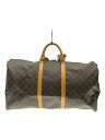 【中古】LOUIS VUITTON◆キーポル60_モノグラム・キャンバス_BRW/PVC/BRW【バッグ】