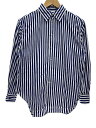 【中古】POLO RALPH LAUREN◆ポニー無し/シャツ/XXS/コットン/BLU/ストライプ/41381//【レディースウェア】
