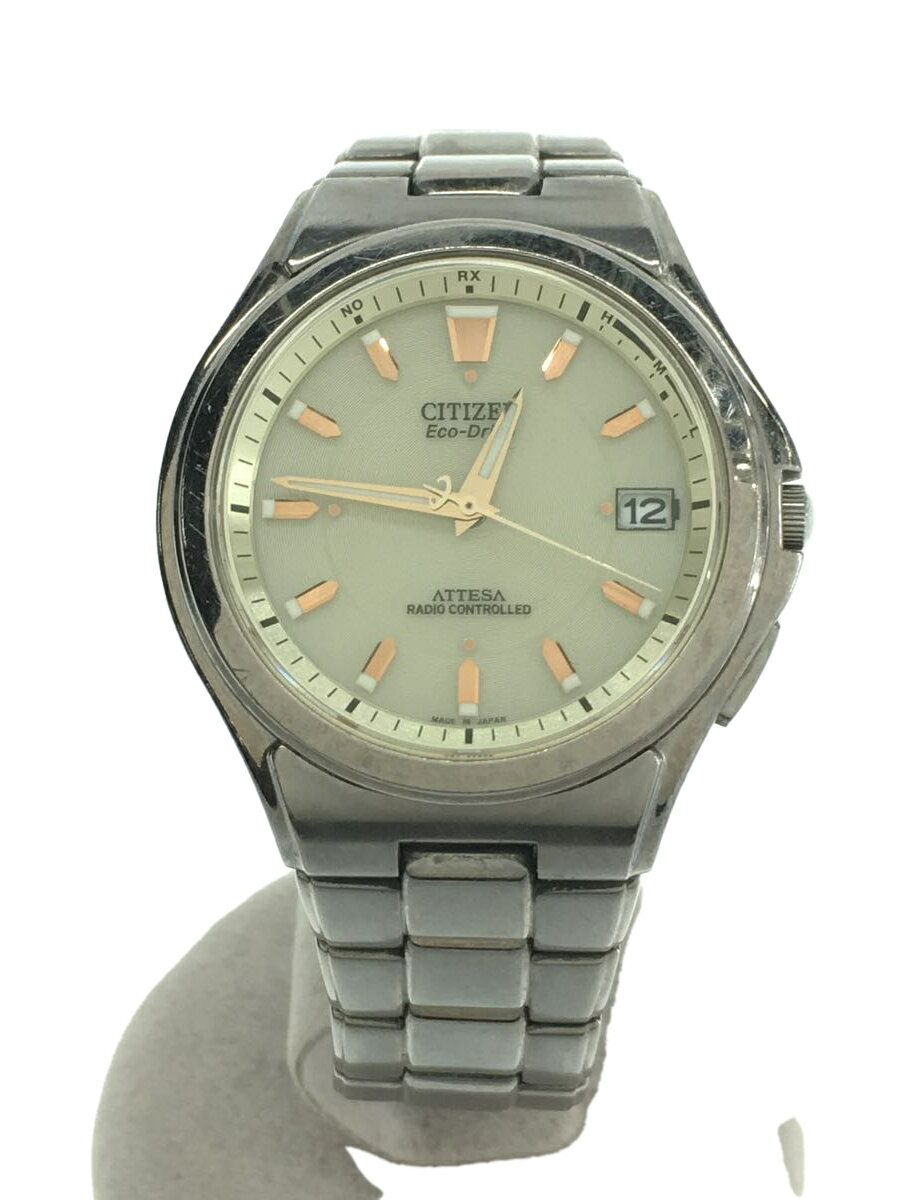 【中古】CITIZEN◆ATTESA/ソーラー腕時