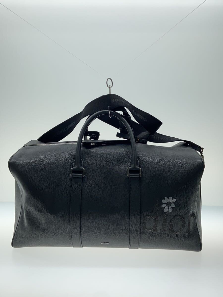 Boston Bags - 【中古】Christian Dior◆ボストンバッグ/レザー/ブラック/無地/16－boー1202【バッグ】