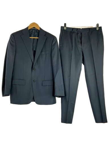 【中古】Corneliani◆テーラードジャケット/46/ウール/NVY/ストライプ//【メンズウェア】 【中古】Corneliani◆テーラードジャケット/46/ウール/NVY/ストライプ//【メンズウェア】