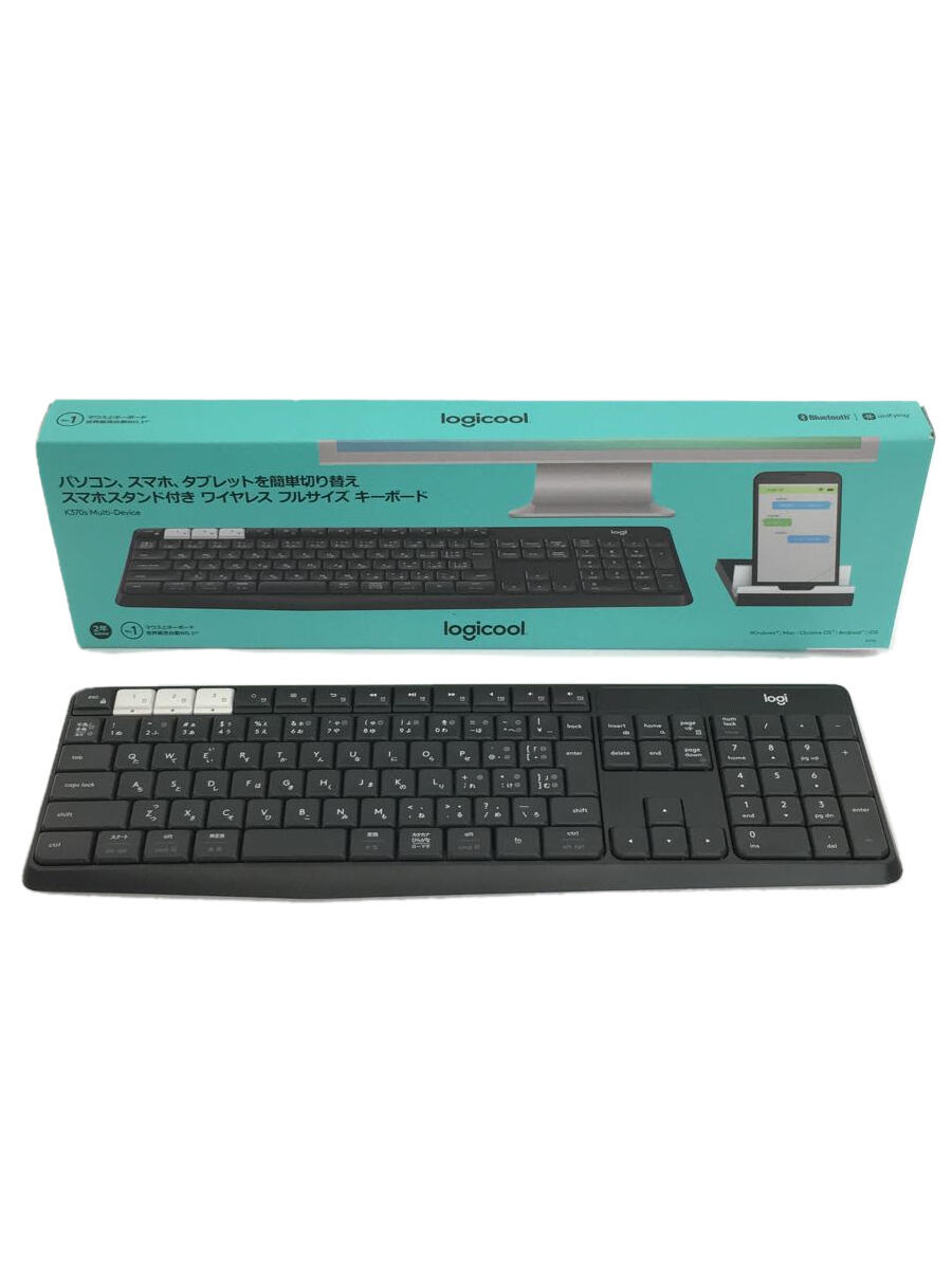 Logicool◆キーボード K370s Multi-Device Bluetooth Keyboard + Stand//