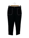 【中古】LOUIS VUITTON◆ジャケットパンツ/40/ナイロン/BLK/無地/RW231W SRN FOPX06【レディースウェア】
