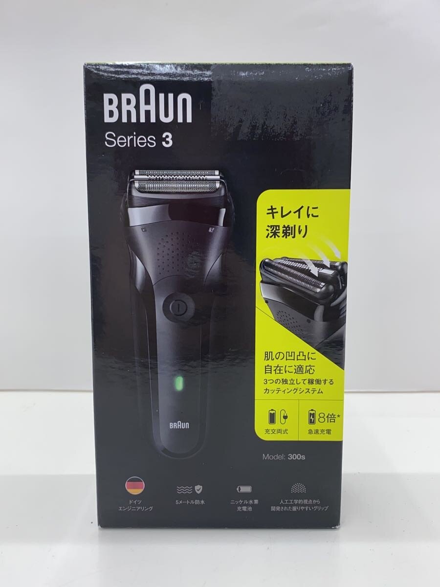 【ブランド】BRAUN 【ブランドカナ】ブラウン 【型番】 【程度】A 【サイズ】 【メインカラー】 【素材・生地】 【キーワード】　　　/ 2026/08/02 セカンドストリート宮千代店【1936】【中古】BRAUN◆シェーバー ブラウン シリーズ3 300s-B [ブラック]//【家電・ビジュアル・オーディオ】 ブランド BRAUN 型番 カラー 柄 素材・生地 >色・素材について サイズ >サイズ表示について 実寸（cm） 【生活家電その他】 幅：/ / 高さ：/ / 奥行：/ 【その他】 その他サイズ：/ 商品は　セカンドストリート宮千代店の店頭にて販売しております。商品に関するお問合わせは、お電話(TEL:022-782-3817)にて、問合わせ番号：2319367013089をお伝えください。 配送方法やお支払い方法に関するお問い合わせは、サポートセンターまでご連絡をお願いします。 ※お電話の対応は営業時間内のみとなります。お問い合わせフォームでお問い合わせの際はご注文番号をご記入下さい