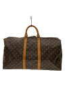 【中古】LOUIS VUITTON◆キーポル55_モノグラム・キャンバス_BRW/PVC/BRW/モノグラム【バッグ】