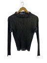 【中古】PLEATS PLEASE ISSEY MIYAKE◆長袖カットソー/3/ポリエステル/BRW/無地/pp53-jk681【レディースウェア】