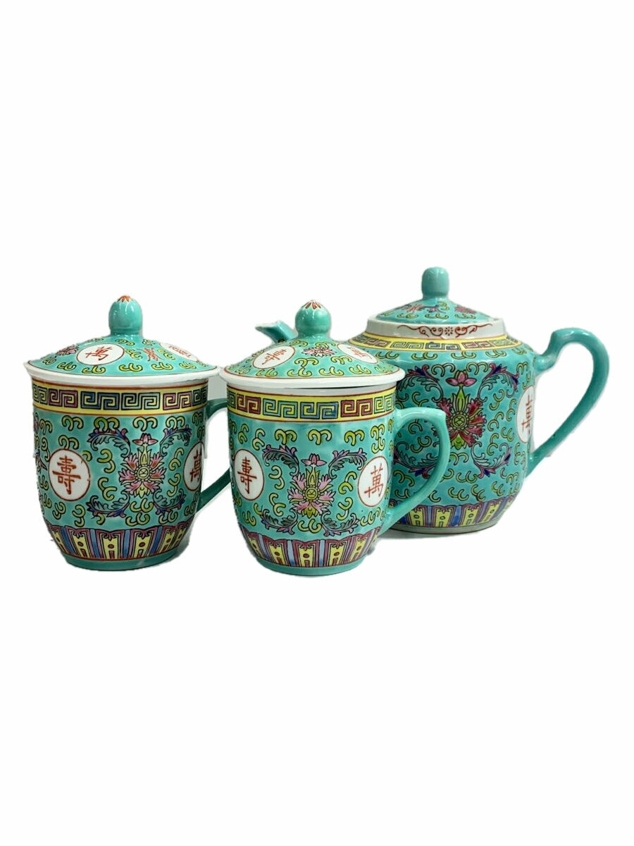 【中古】景徳鎮/3点セット/マルチカラー//【キッチン用品】