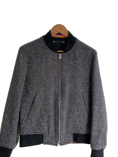 【中古】Paul Smith◆ジャケット/M/--/GRY/総柄【レディースウェア】 【中古】Paul Smith◆ジャケット/M/--/GRY/総柄【レディースウェア】