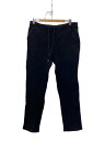【中古】BLURHMS◆EASY WIDE WALE/ワイドイージーウォールパンツ/3/コットン/BLK/無地/BHS-18AW025【メンズウェア】(4)
