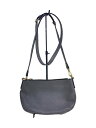 【中古】GIANNI CHIARINI◆ショルダーバッグ/レザー/GRY【バッグ】