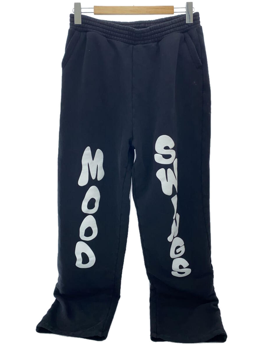 【中古】タグ付/23FW/MOOD SWINGS/スウェットパンツ/エンボス加工/XL/コットン/BLK【メンズウェア】
