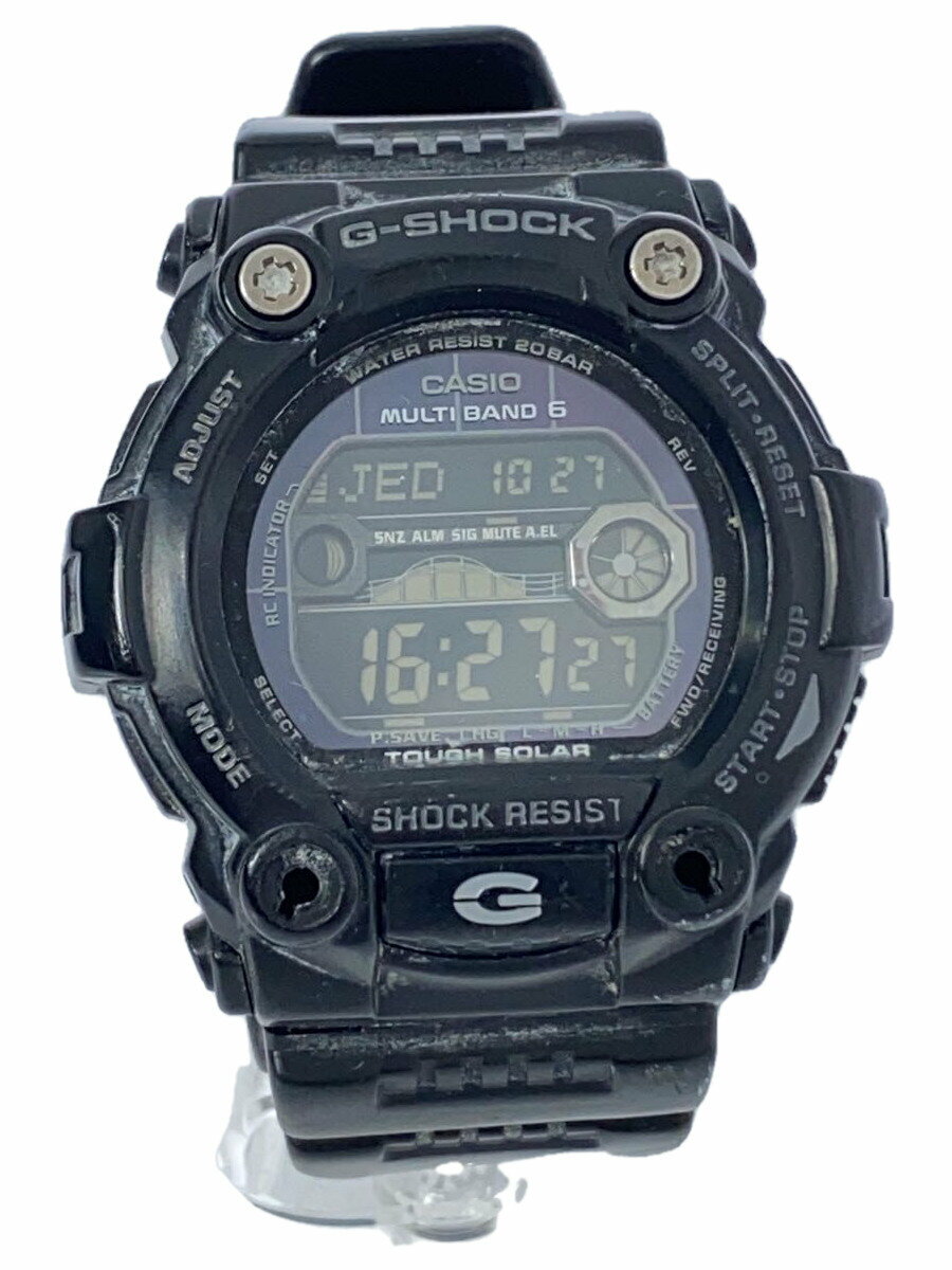 【中古】CASIO◆ソーラー腕時計/デジタル/--/BLK/BLK/GW-7900B【服飾雑貨他】