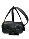 【中古】COACH◆ショルダーバッグ/レザー/BLK/C0772/PILLOW TABBY SHOULDER BAG【バッグ】