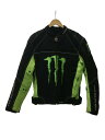 【中古】MONSTER ENERGY/ライダースジャケット/M/ポリエステル/汚れ有【メンズウェア】