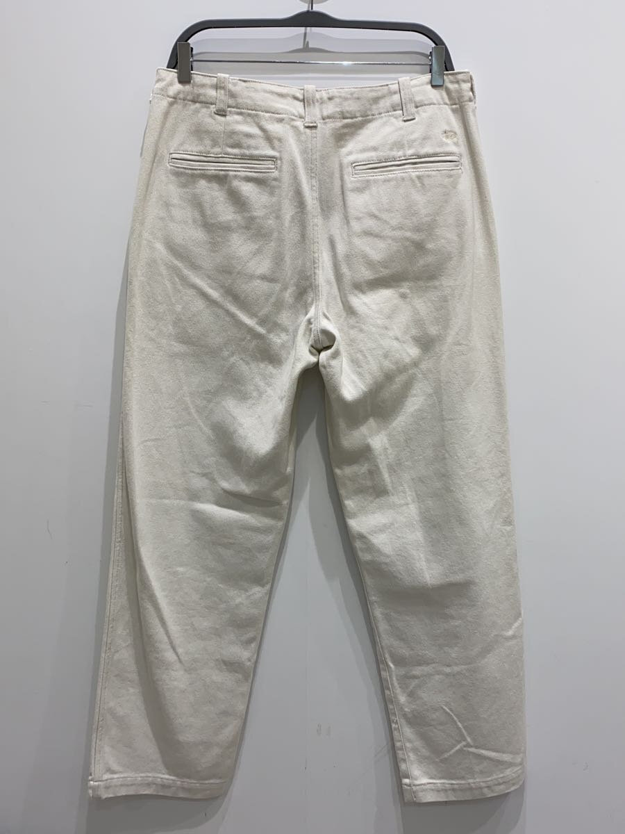 【中古】STUSSY◆S/Uniform PANTS/パンツ/32/コットン/WHT/無地/116478【メンズウェア】