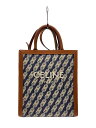 【中古】CELINE◆トリオンフ/バーティカルカバスモール/トートバッグ/キャンバス/インディゴ/192082CNN.07AT【バッグ】