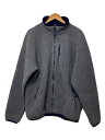 【中古】L.L.Bean◆フリースジャケット/--/--/GRY/無地【メンズウェア】(4)