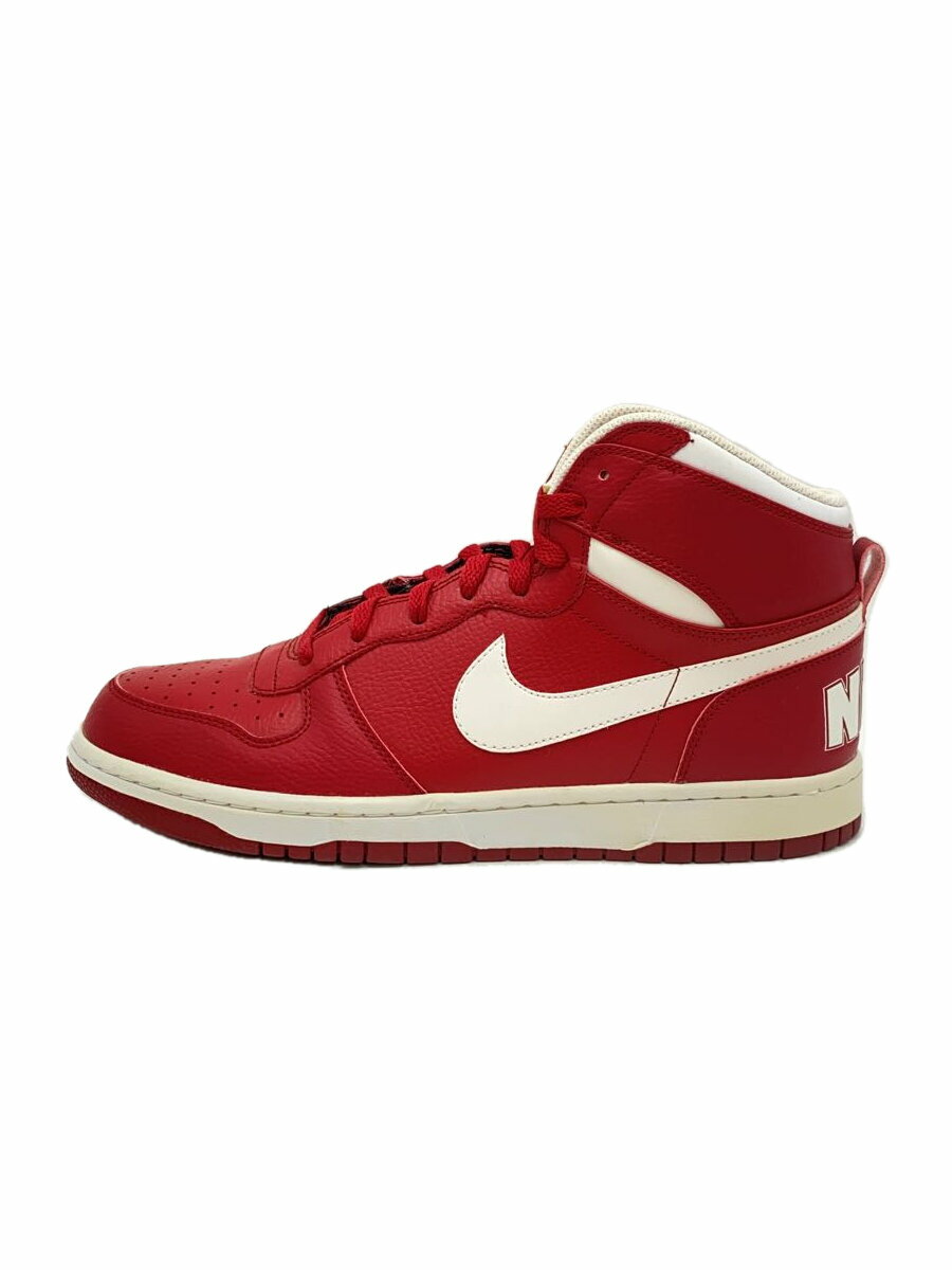 【中古】NIKE◆BIG NIKE HIGH/28cm/RED【シューズ】
